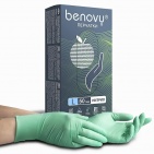  Перчатки нитриловые Benovy зеленые  (размер L)