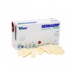 Перчатки латексные Dermagrip Classic размер S  (6-7) - 50 пар/уп фото 915
