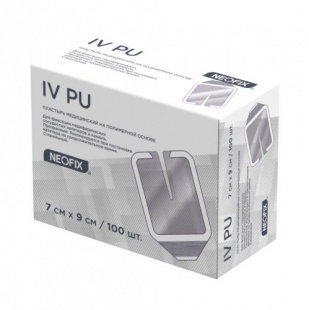 NEOFIX IV PU (неофикс ай ви) Пластырь для фиксации катетеров 7х 9 см фото 4515