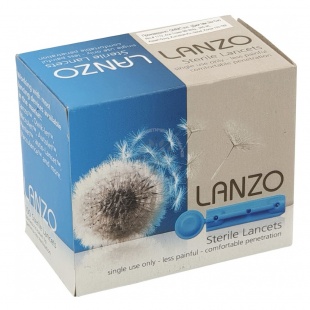 Ланцет для прокола пальца Lanzo (100 шт) (аналог айчек) фото 4314