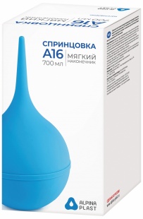 Спринцовка с мягким наконечником А №16, 700 мл фото 3328